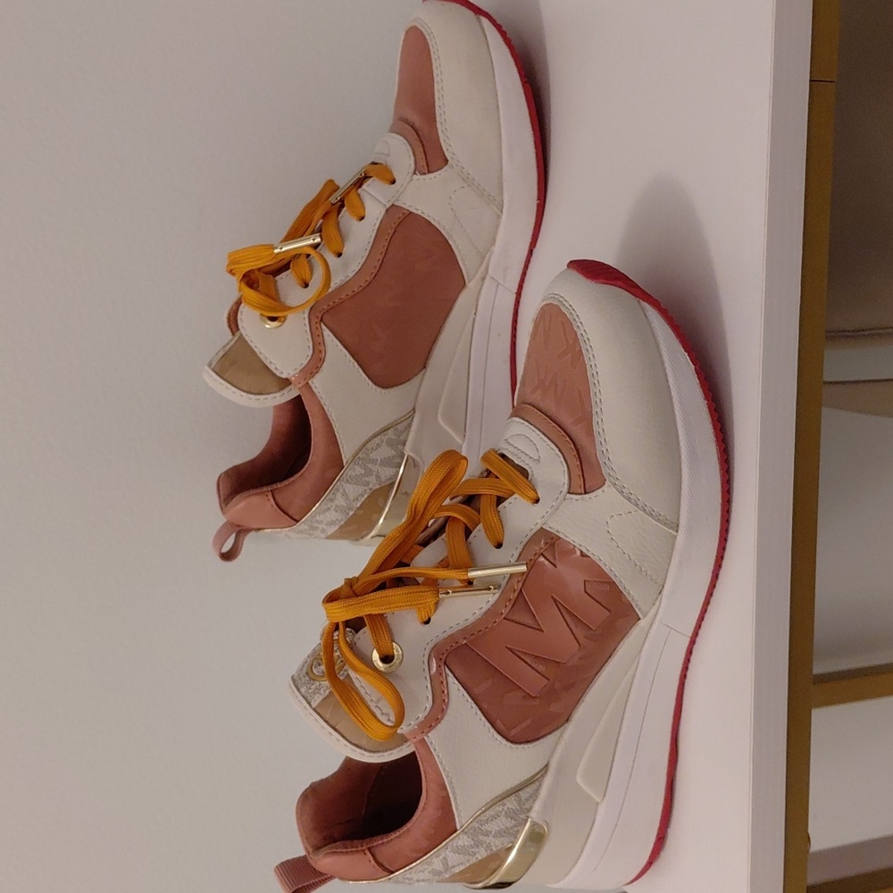 Michael Kors Wedge Sneakers. Size 6